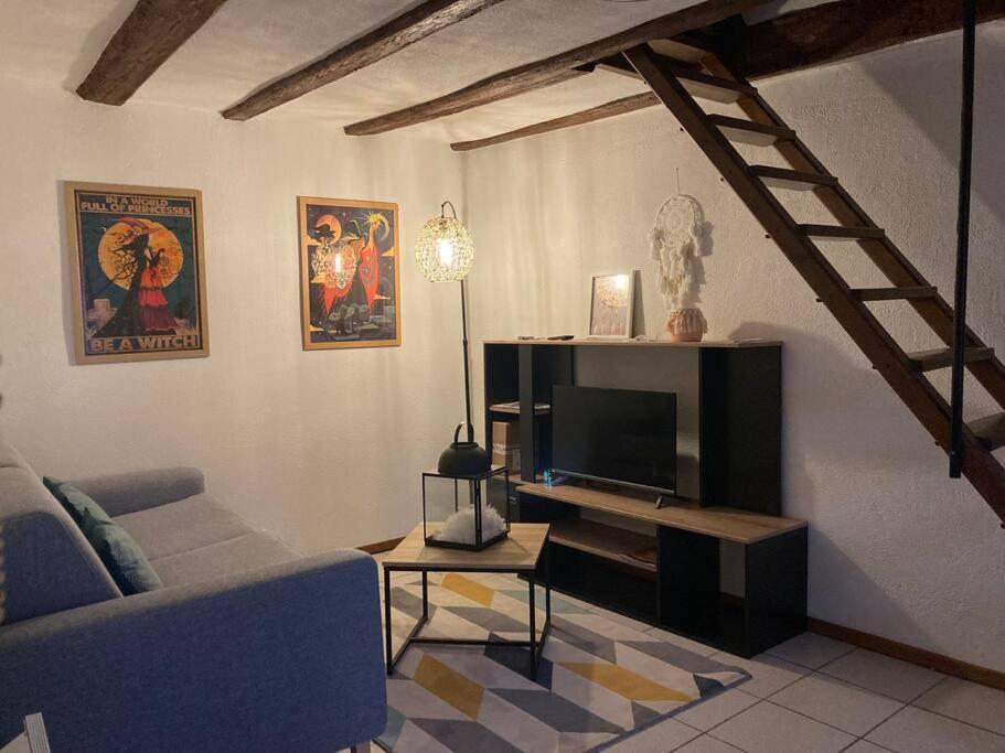 La Sorciere In A Typical Alsatian House Apartment Rouffach Exterior photo